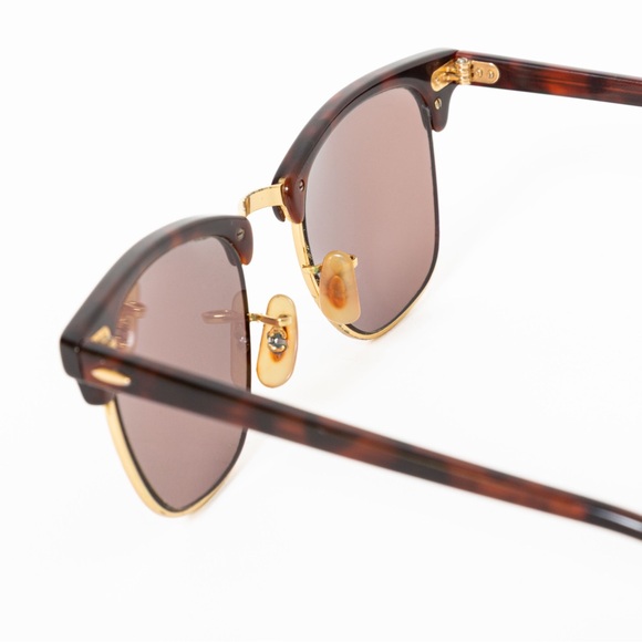 SOLD - Ray-Ban RB3016 Clubmaster W0366 Tortoise Gold 49mm Frame - Picture 12 of 16